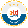ATD Master Trainer certification badge